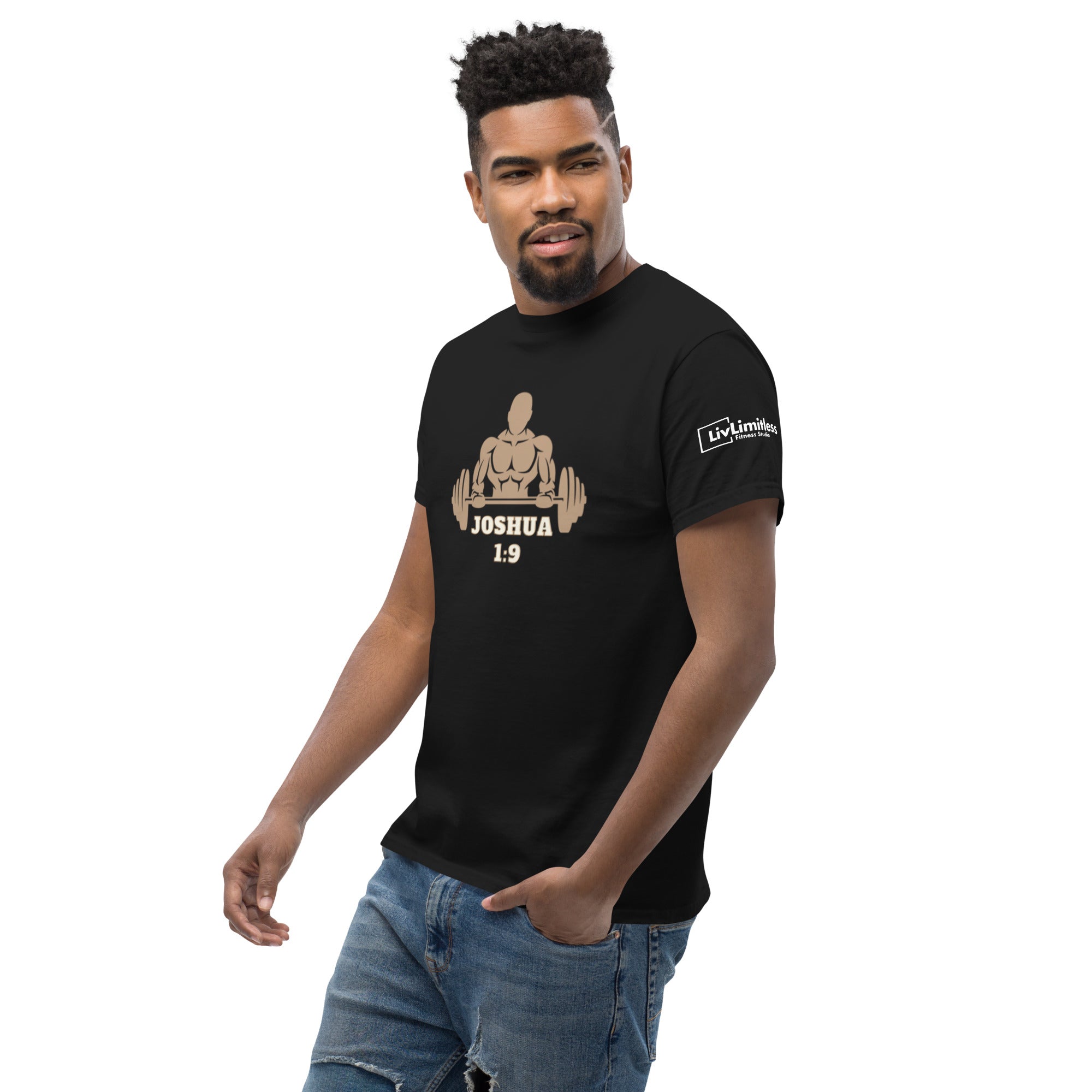 LivLimitless Joshua 1:9 Men's classic tee