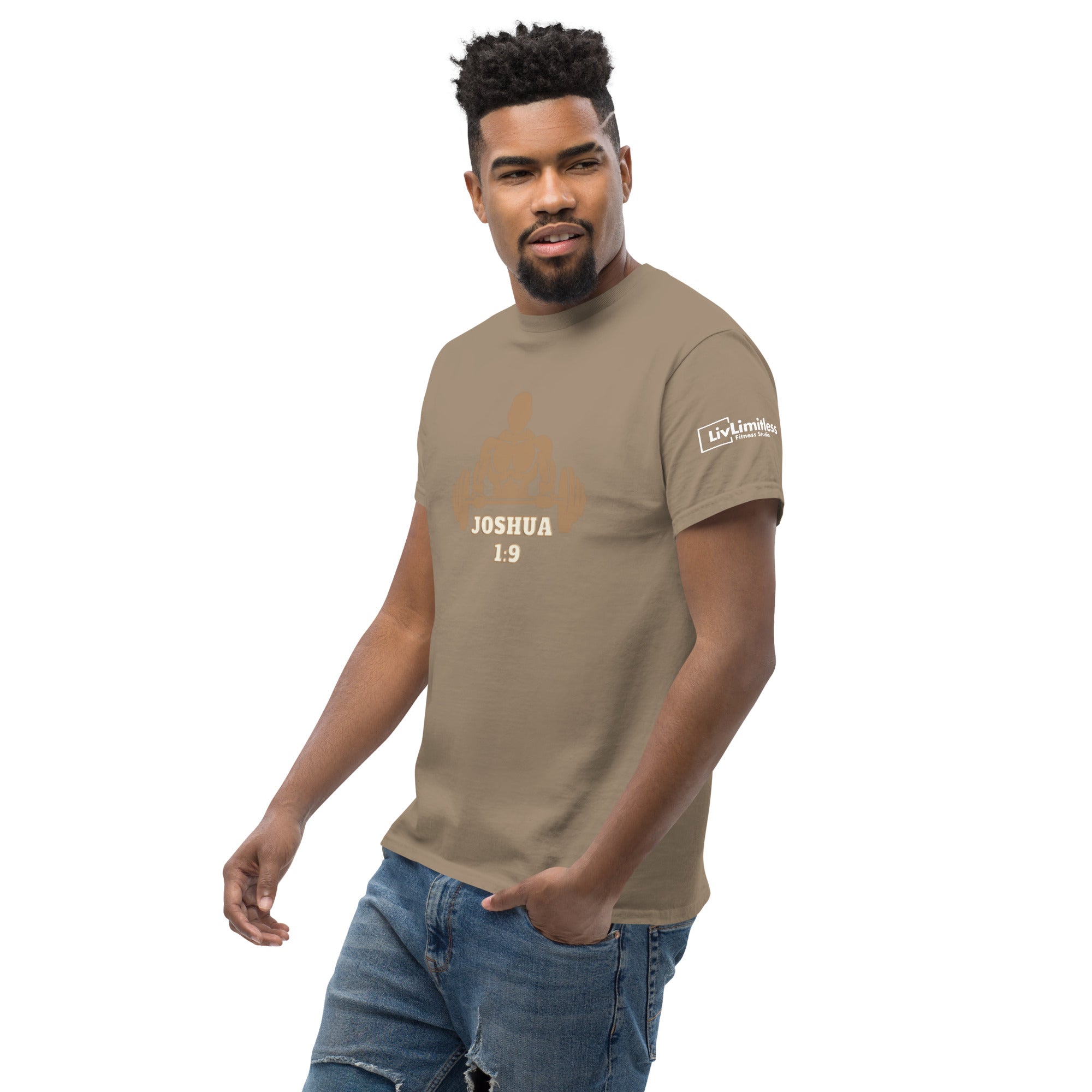 LivLimitless Joshua 1:9 Men's classic tee