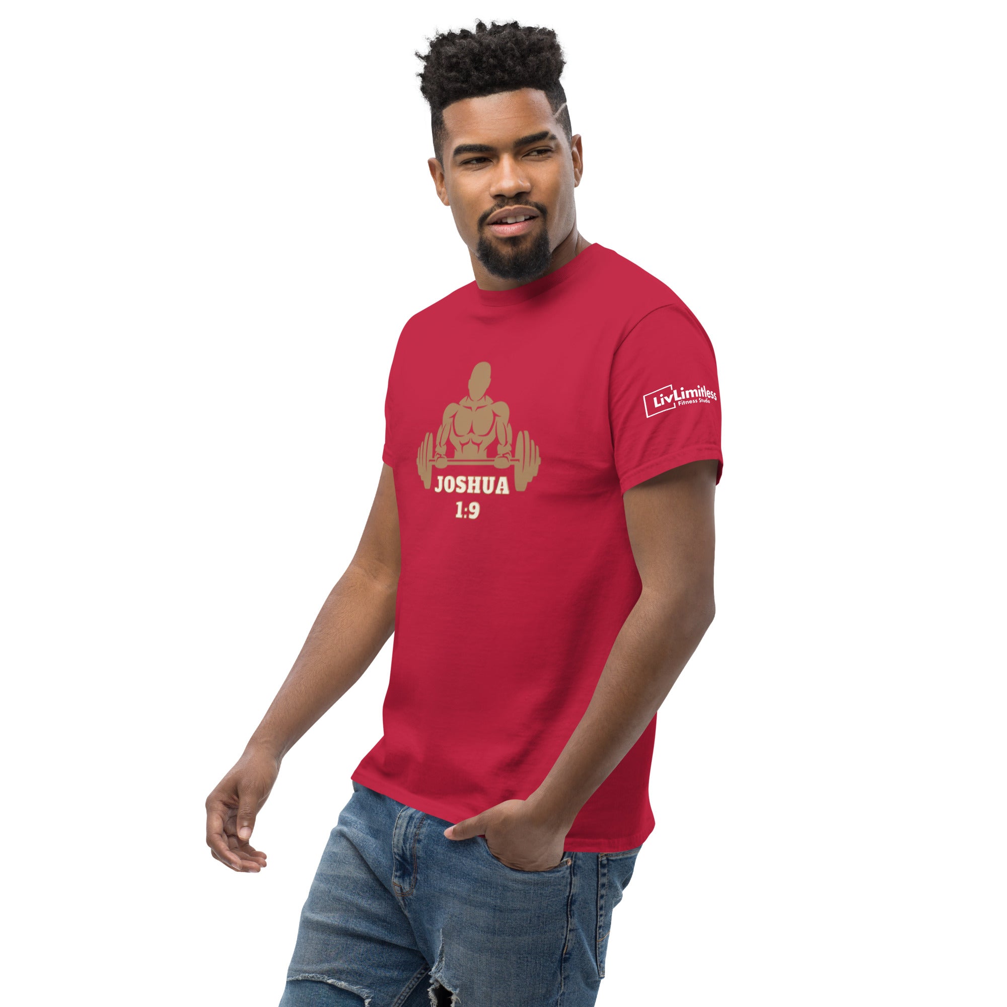 LivLimitless Joshua 1:9 Men's classic tee