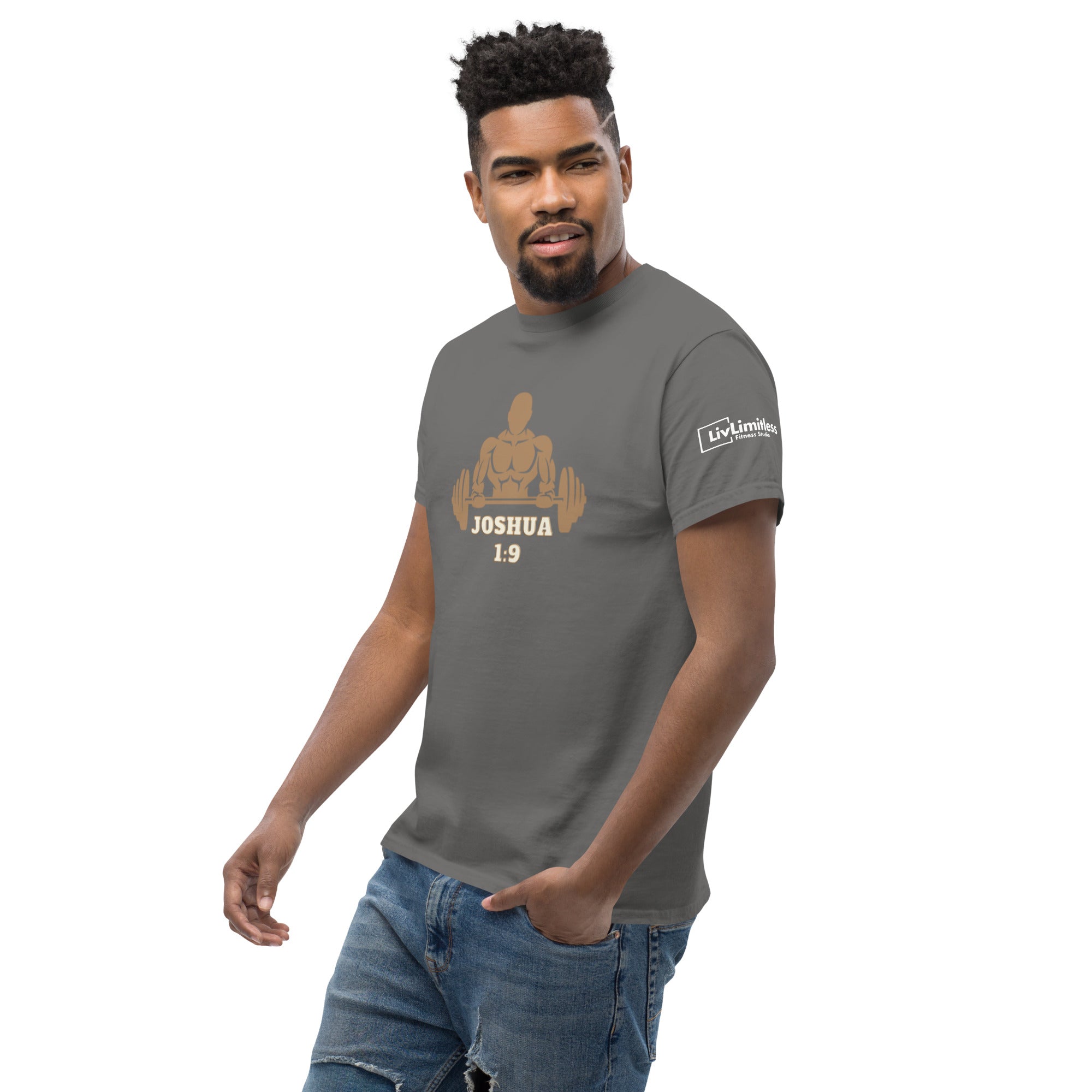 LivLimitless Joshua 1:9 Men's classic tee