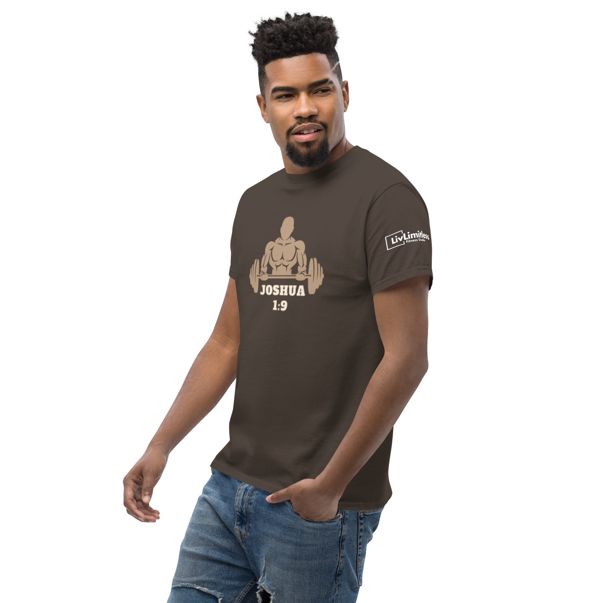 LivLimitless Joshua 1:9 Men's classic tee