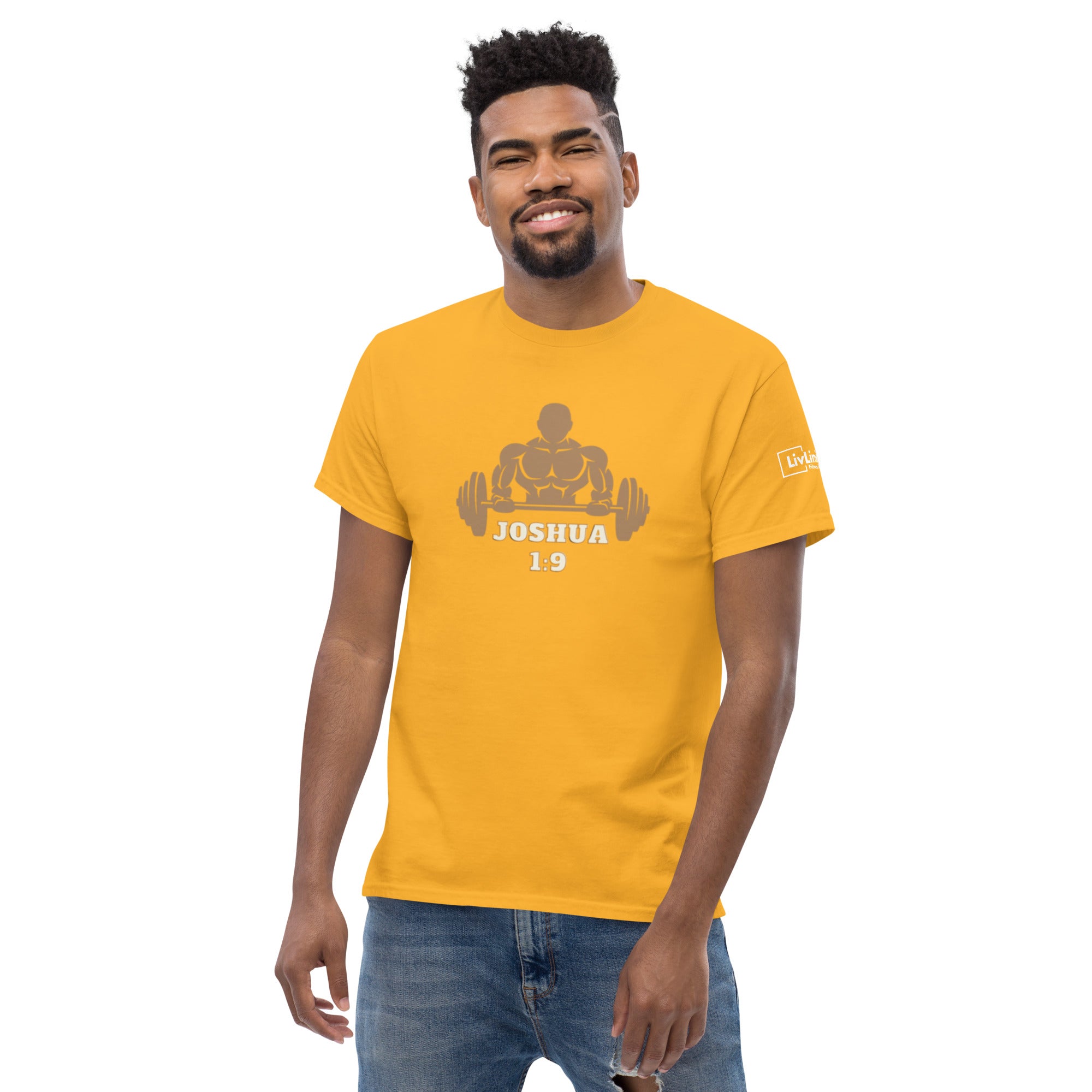 LivLimitless Joshua 1:9 Men's classic tee