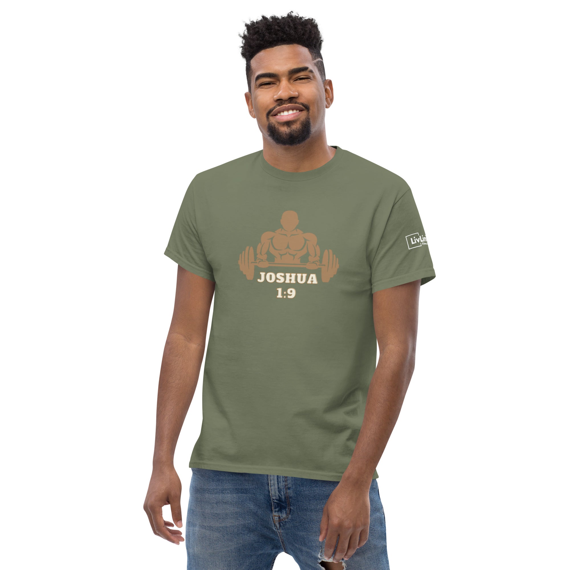 LivLimitless Joshua 1:9 Men's classic tee
