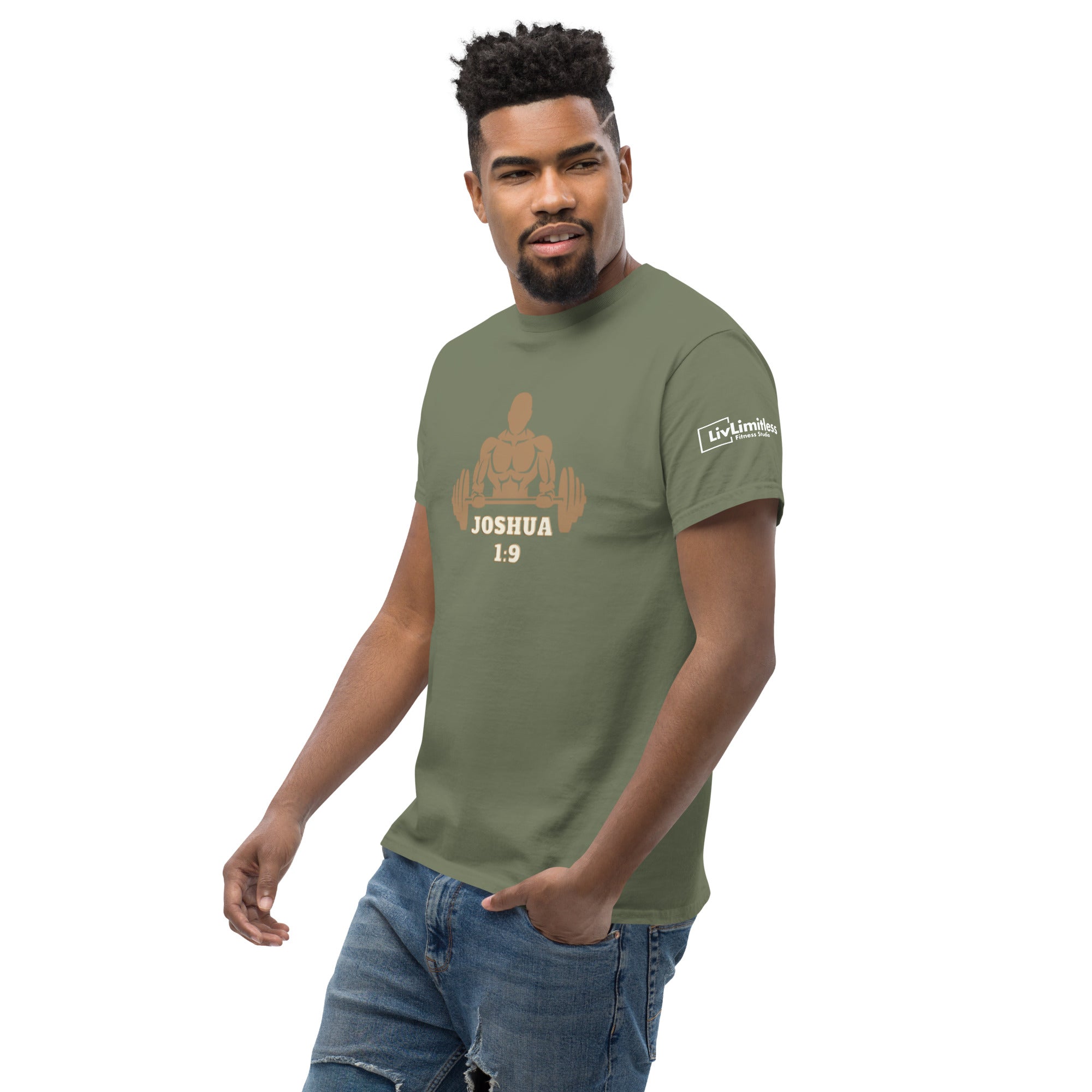LivLimitless Joshua 1:9 Men's classic tee