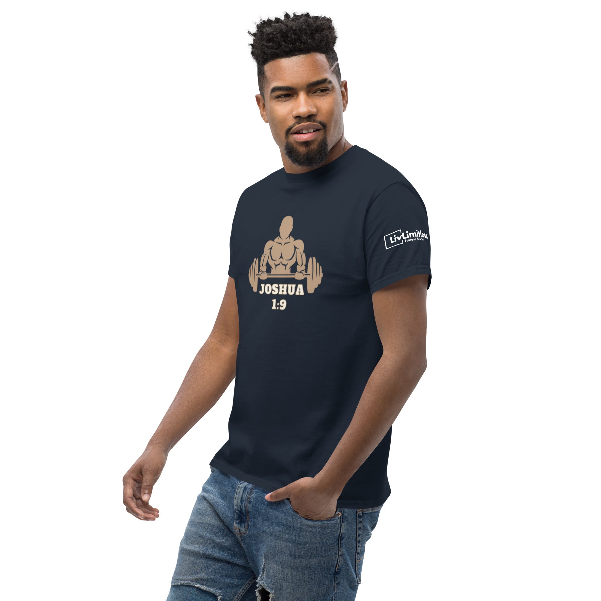 LivLimitless Joshua 1:9 Men's classic tee