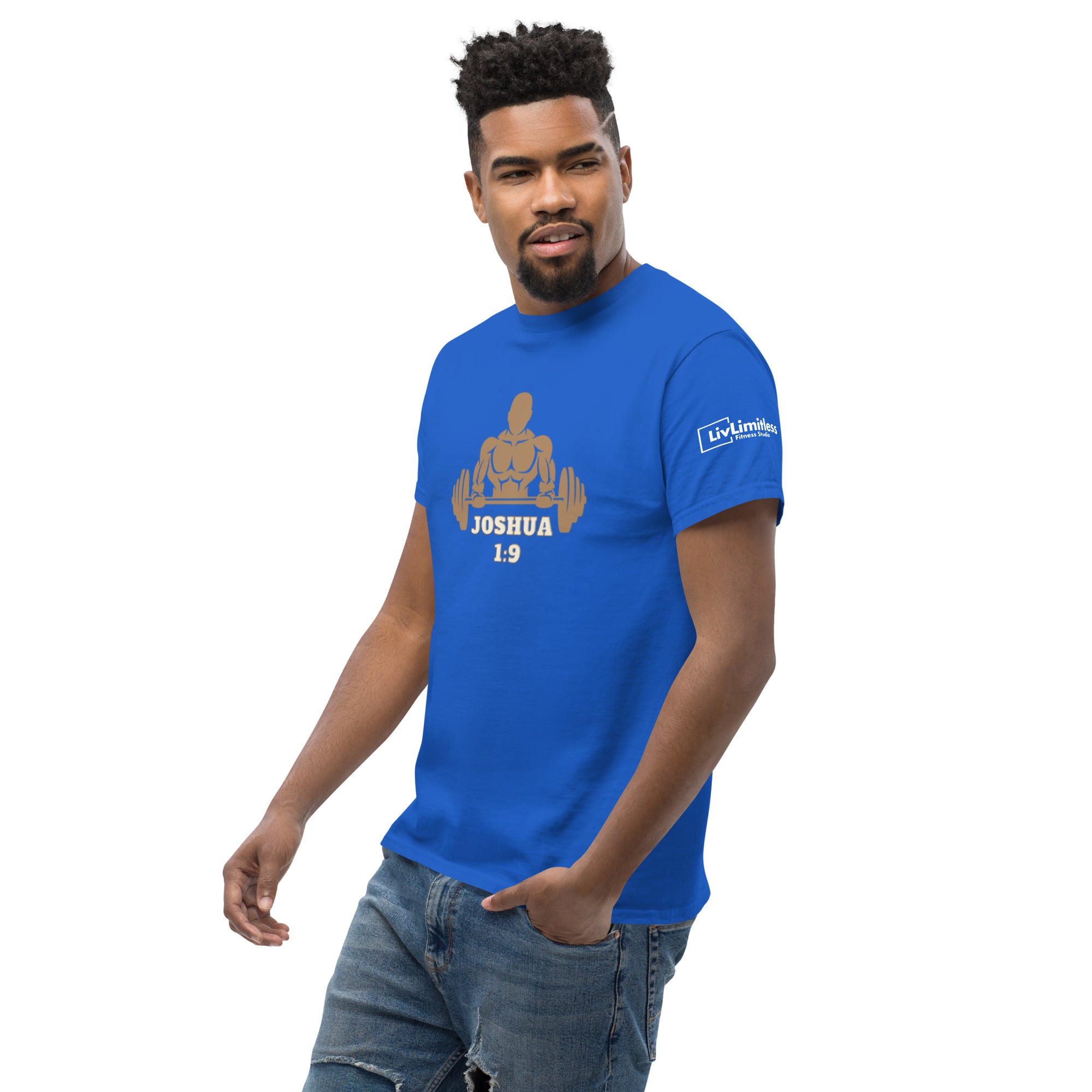 LivLimitless Joshua 1:9 Men's classic tee