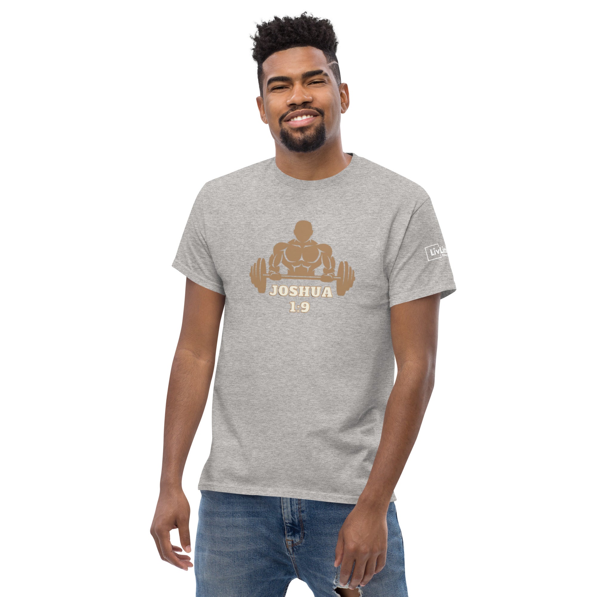 LivLimitless Joshua 1:9 Men's classic tee