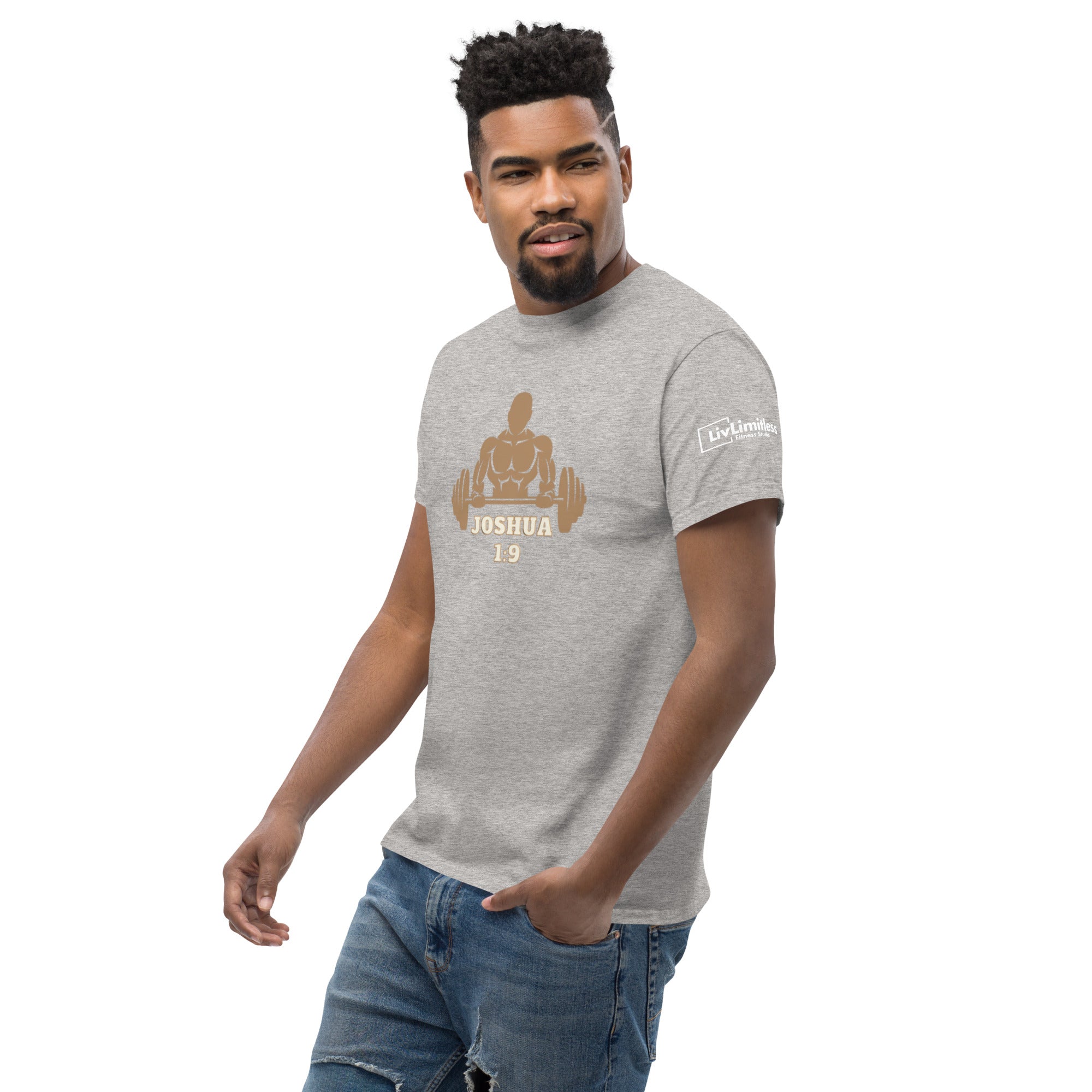 LivLimitless Joshua 1:9 Men's classic tee