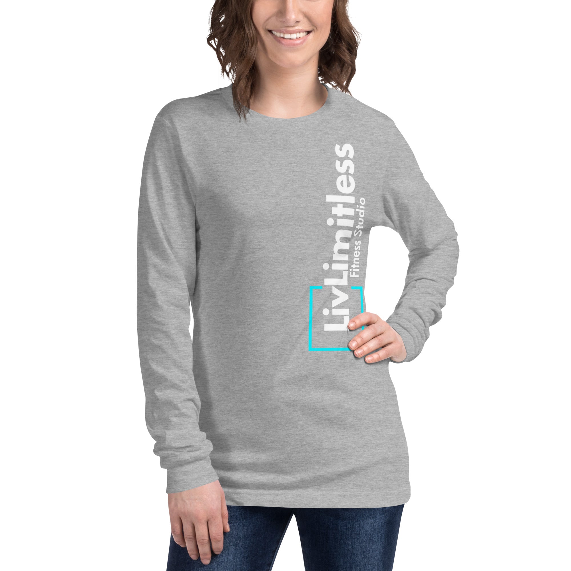 LivLimitless Grey Unisex Long Sleeve Tee