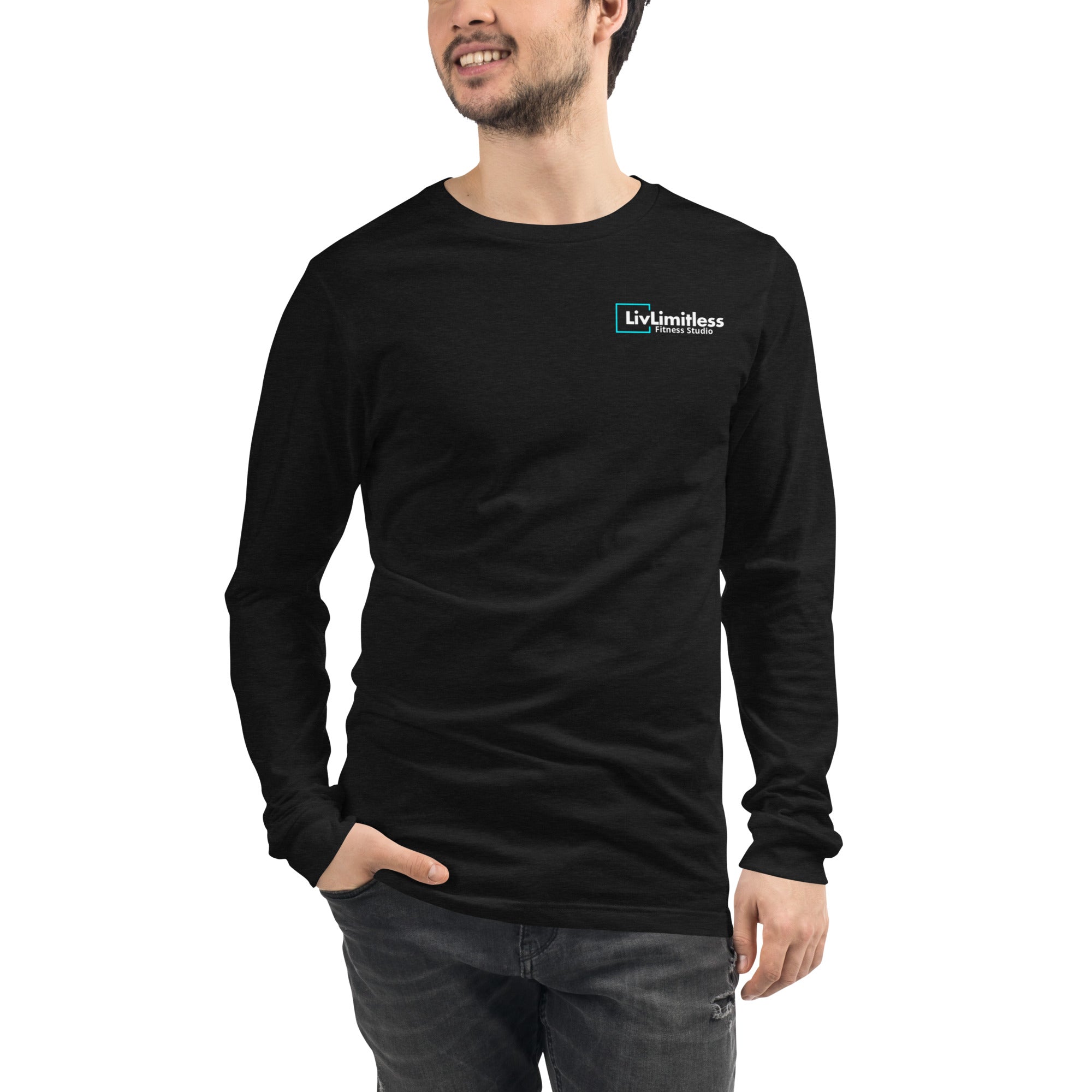 LivLimitless Black Unisex Long Sleeve Tee