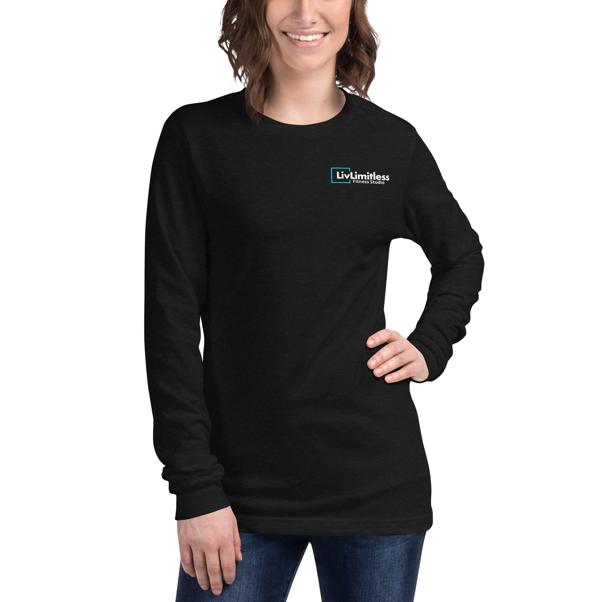 LivLimitless Black Unisex Long Sleeve Tee