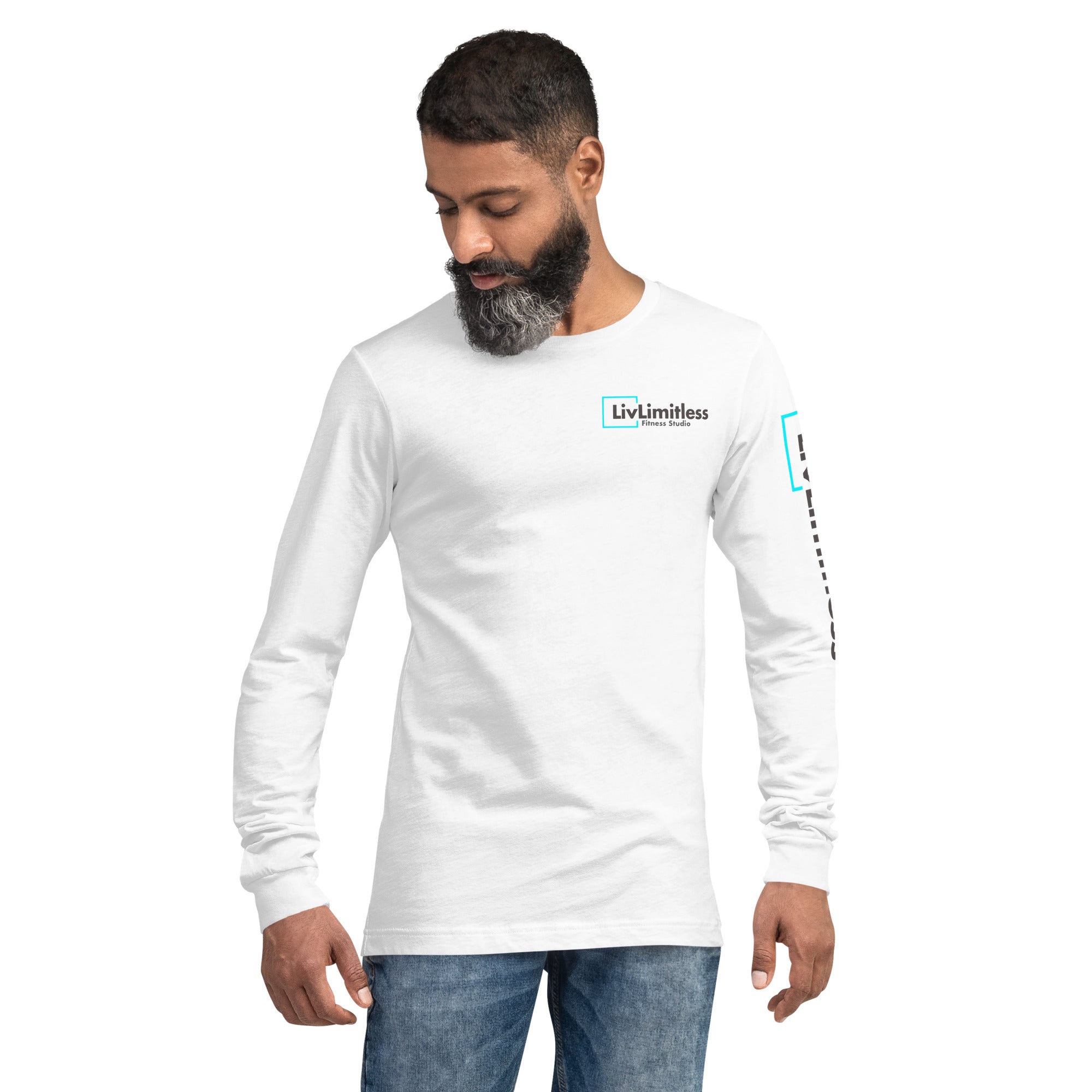 LivLimitless White Unisex Long Sleeve Tee