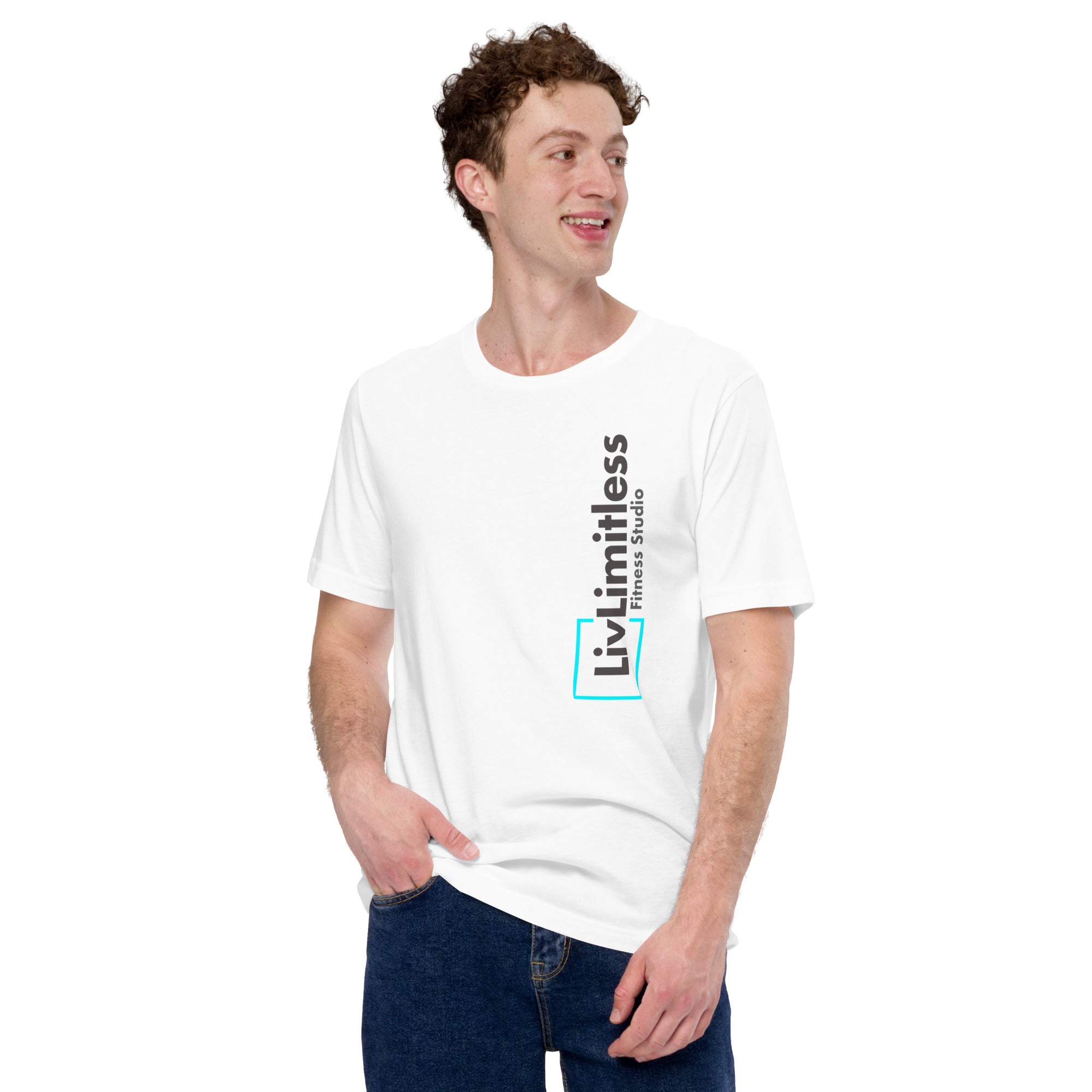 LivLimitless Logo white Unisex t-shirt