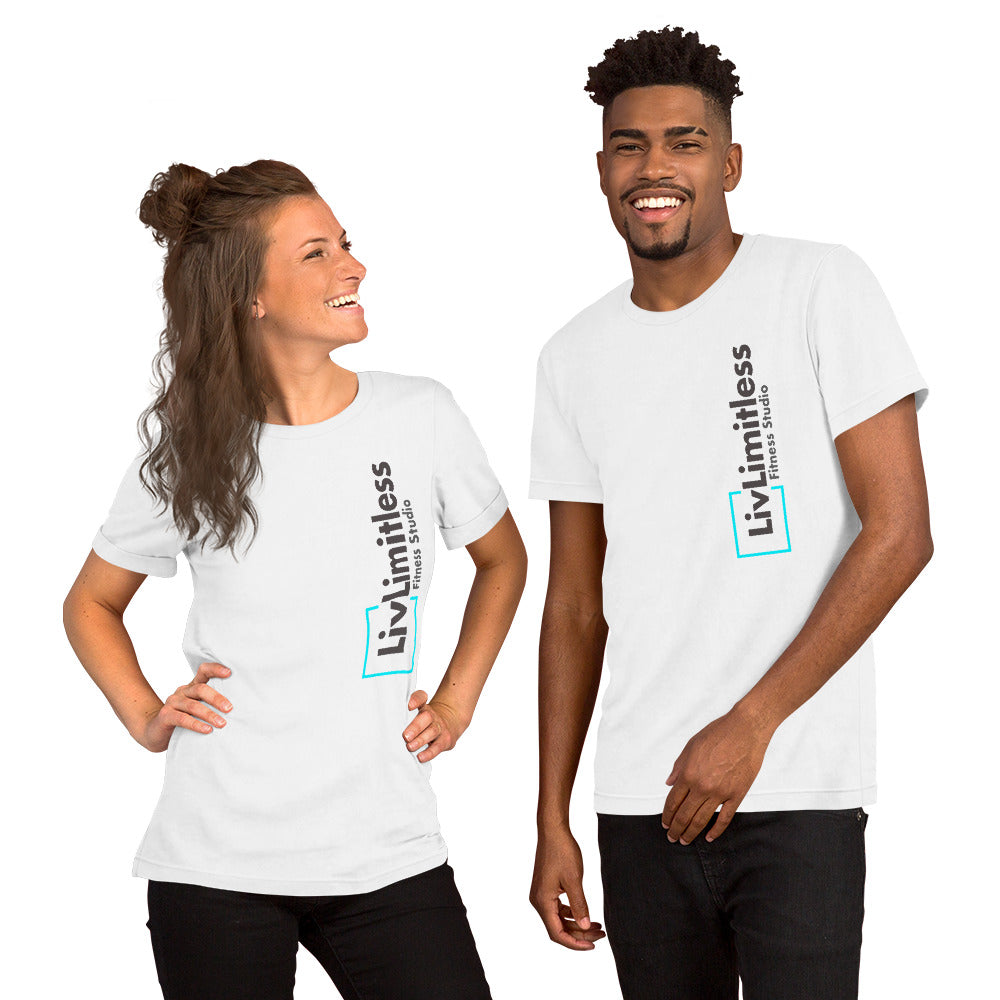 LivLimitless Logo white Unisex t-shirt