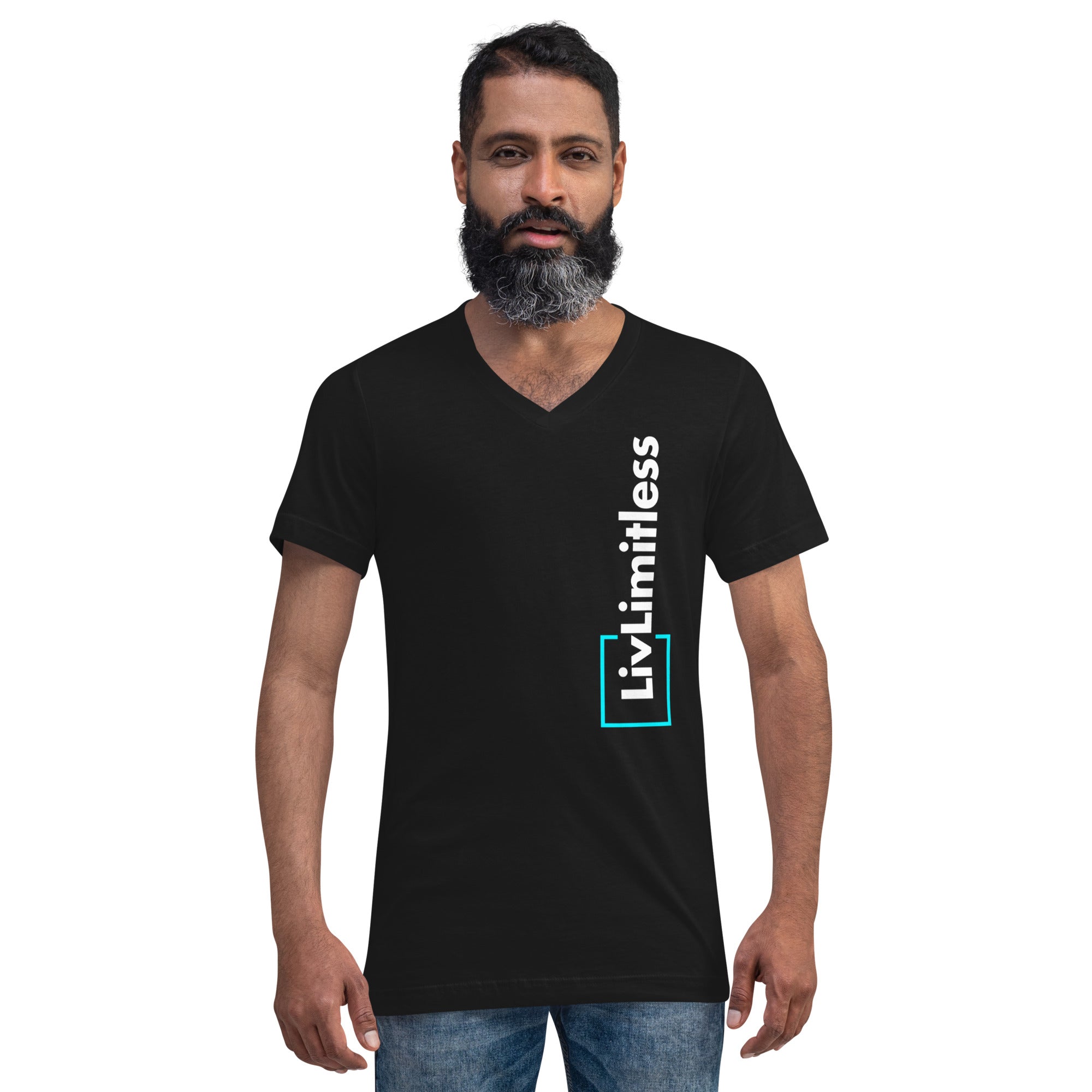 Unisex Short Sleeve V-Neck T-Shirt