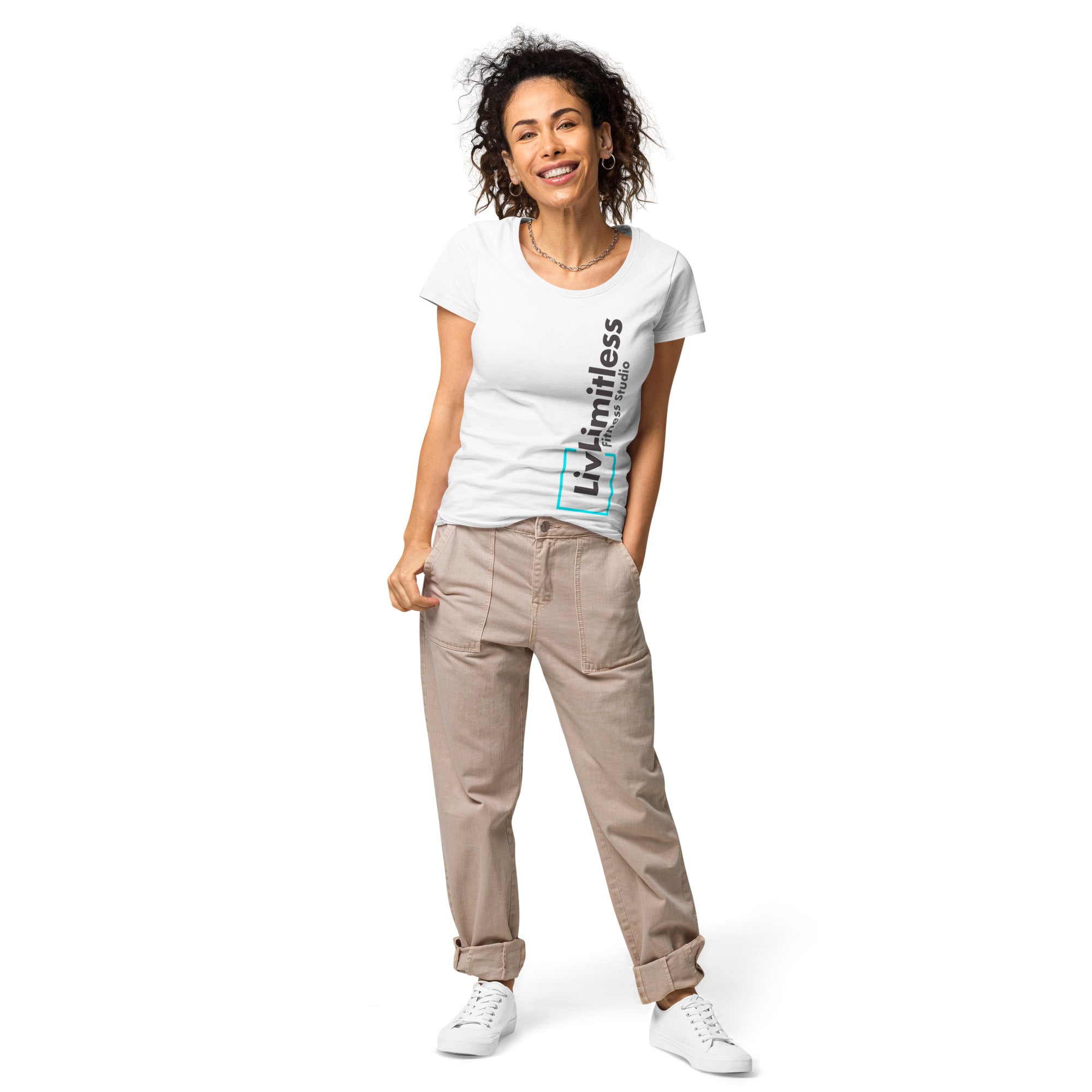 LivLimitless Vert Women’s basic organic t-shirt