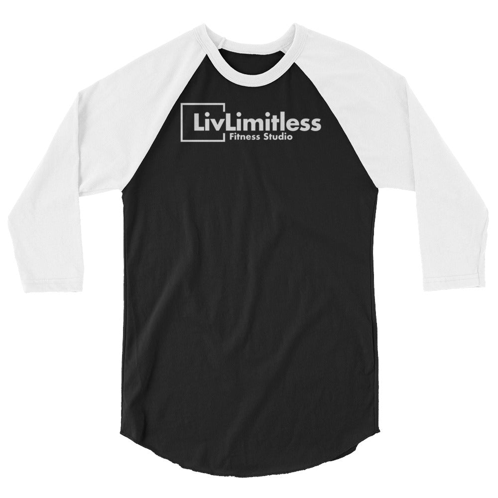 LivLimitless W/B 3/4 sleeve raglan shirt