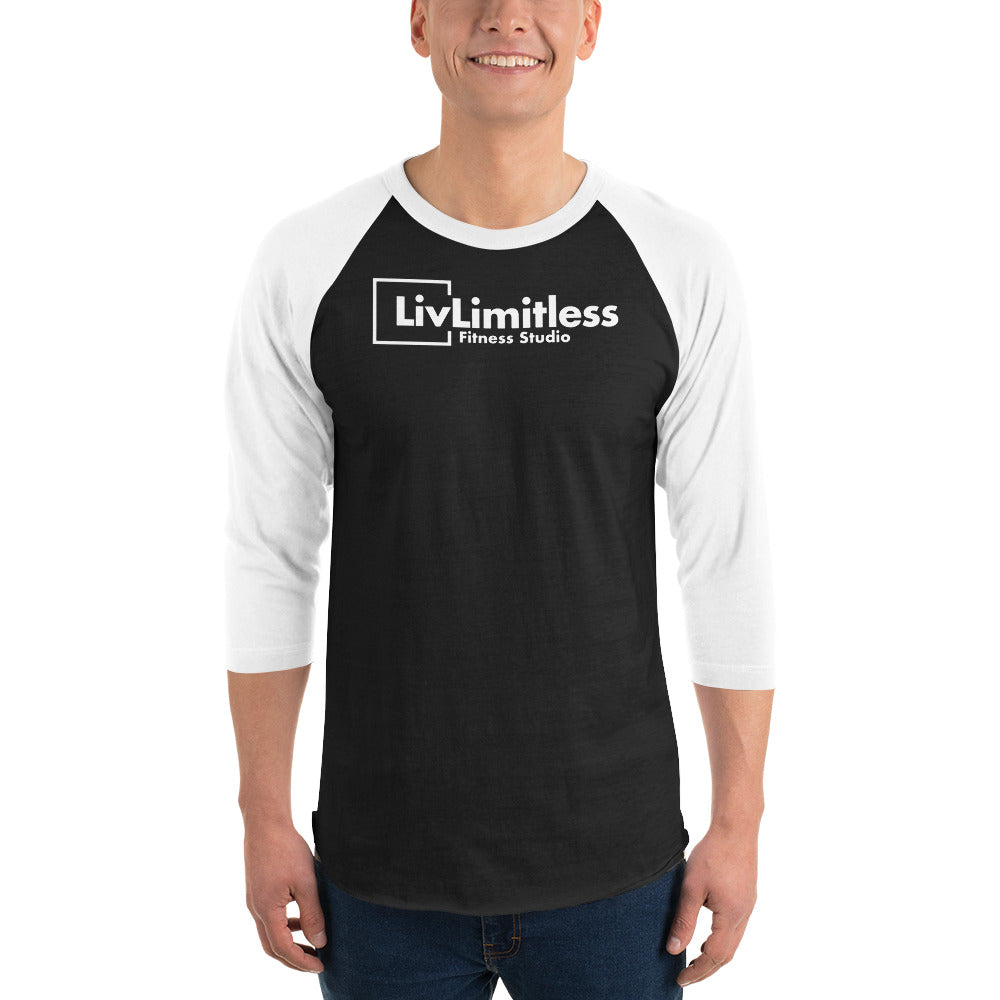 LivLimitless W/B 3/4 sleeve raglan shirt