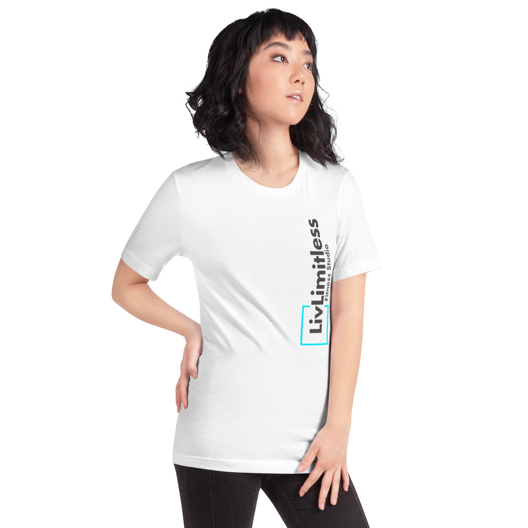 LivLimitless Logo white Unisex t-shirt