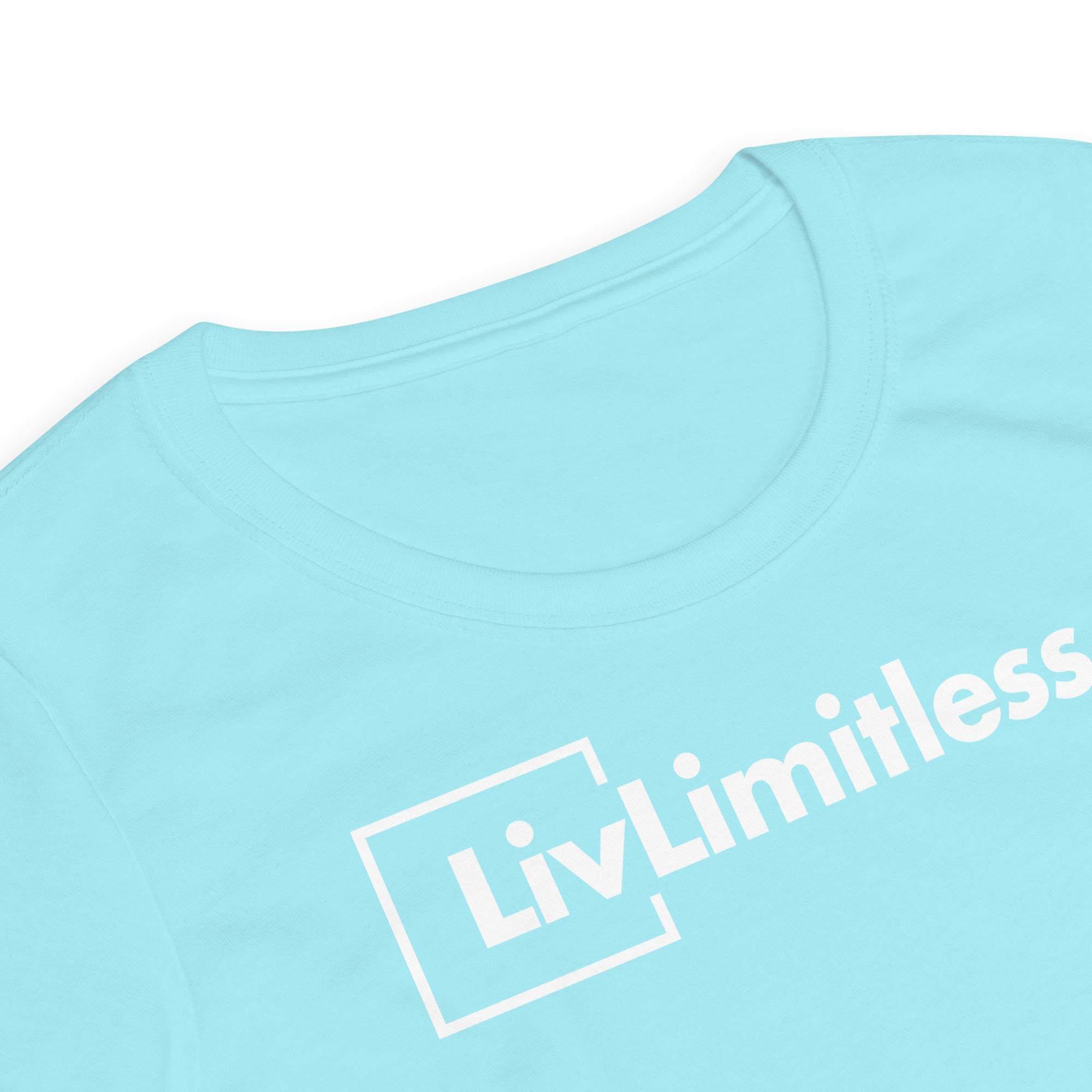 LivLimitless Blue Women’s fitted t-shirt